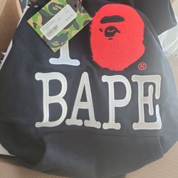 AUTHENTIC BAPE HOODIE - SMALL