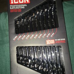 10mm -19mm ratchet wrench set