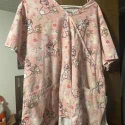 Bambi Thumper Scrubs Nursing Medical 2X lightly used. 