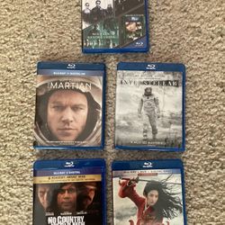 Lot of 5 BluRay Movies (8 films)