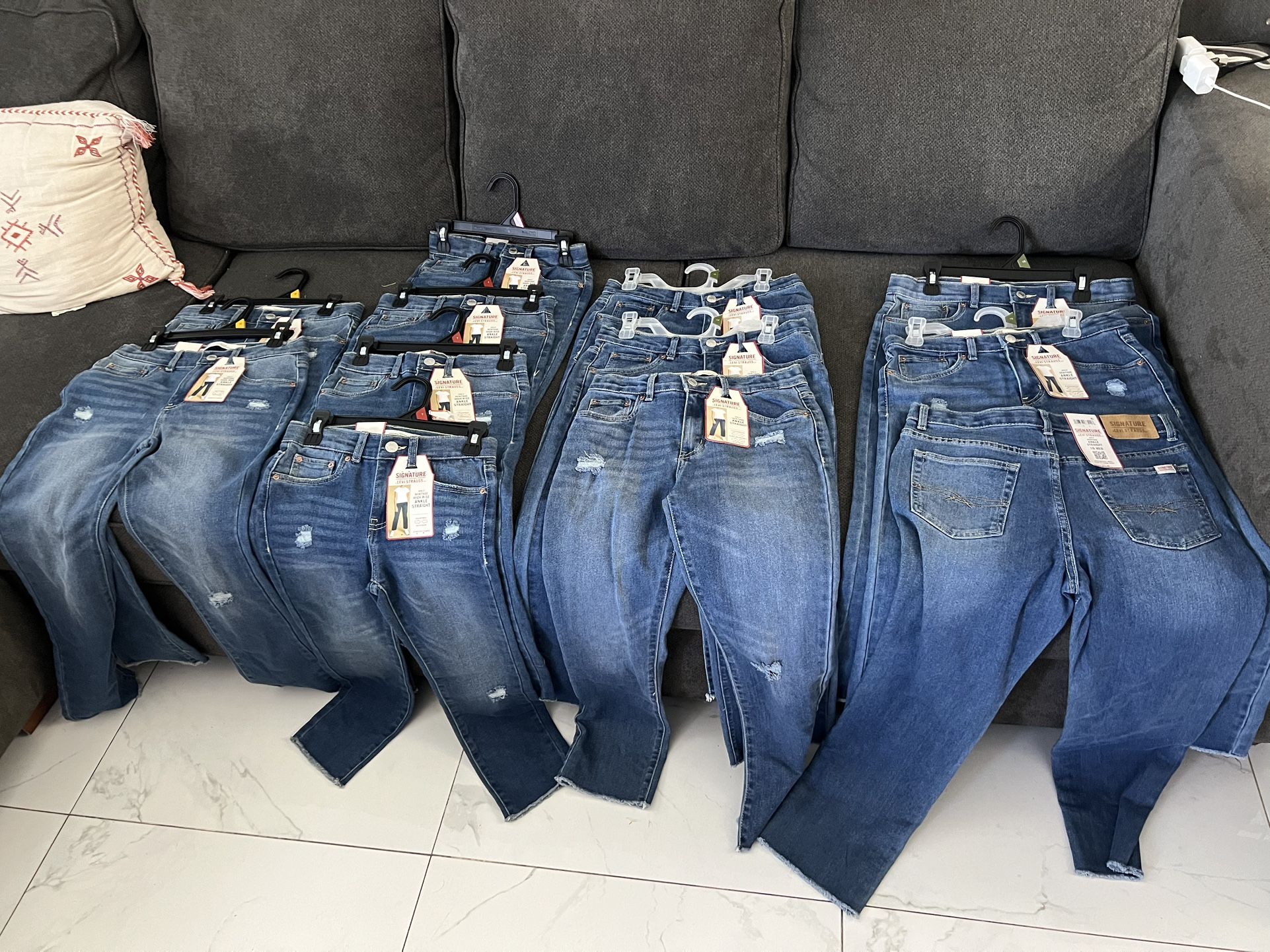 12 Pantalones De Niña Y Jrs $15 Cada 1