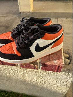 Used Size 11 Air Jordan 1 Low Shattered Backboard