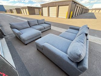 Gray Sectional Couch - Free Delivery