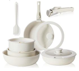Set of 12 non-stick pots and pans