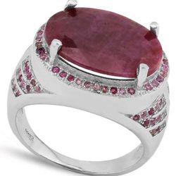 Ruby And Pink Sapphire Ring SALE 