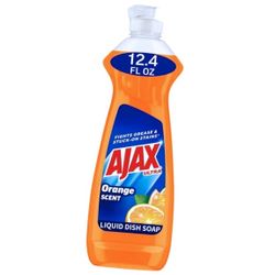 $1 Each Ajax Ultra Triple Action Dishwashing Liquid Dish Soap Orange Scent 12.4oz