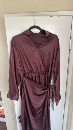 Burgundy Dress
