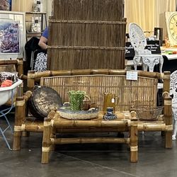 Beautiful Bamboo Patio Set  Vintage