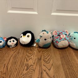 Mini Squishmallows & TY Beanie Babies