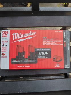 5.0 HighOutput M12 Battery Set