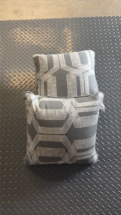 Gray outdoor pillow new