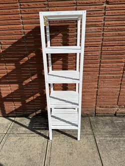 Modern Wood Slat Shelf 