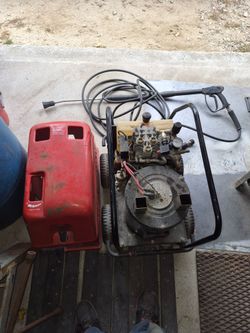 Diesel Powered Pressure Washer with Hose and Gun