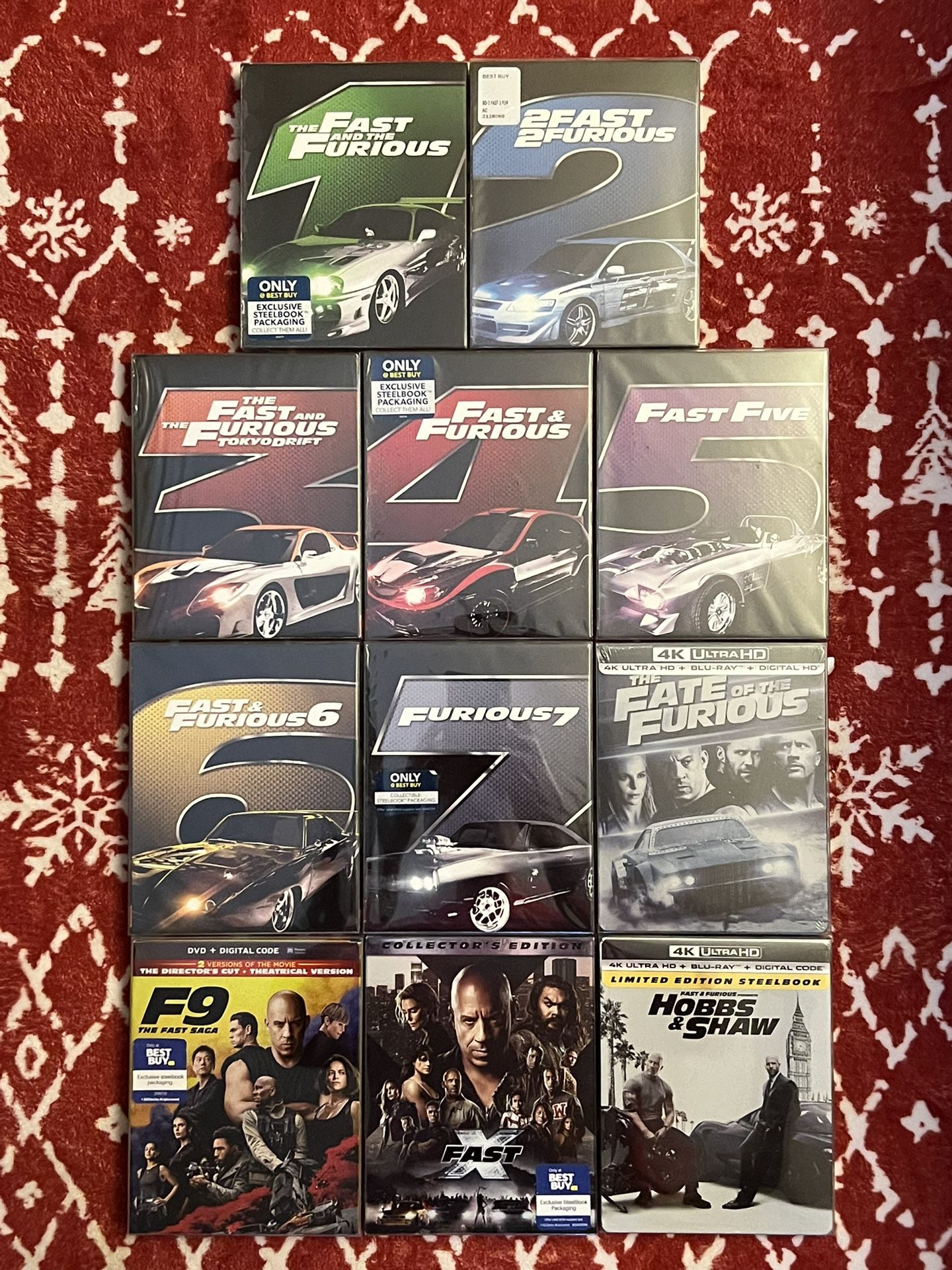 The Fast & The Furious BestBuy SteelBook Collection