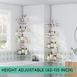 Corner Shower Caddy Tension Pole