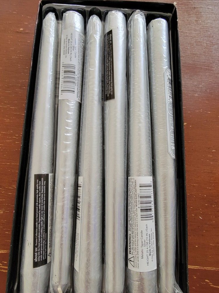 🕯Candles —  Silver NEW!