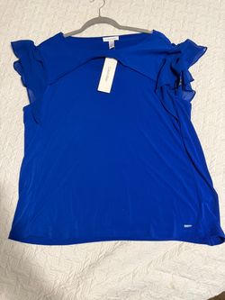 Calvin Klein Royal blue blouse