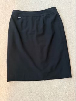 Calvin Kline Skirt , women’s size 6 Black Pencil knee length