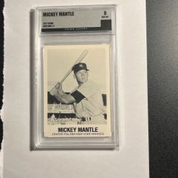 Mickey Mantle 1977 TCMA Graded Card