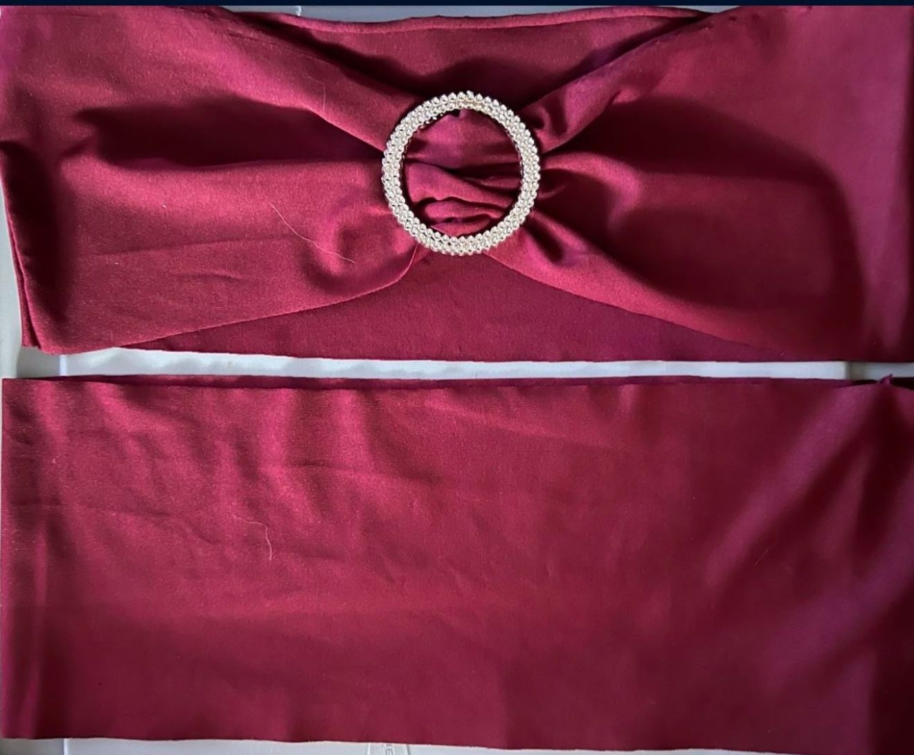 Burgundy Chair Bands 