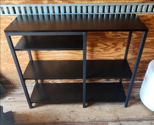 Black console table