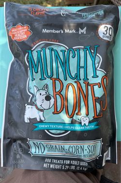 Mark Munchy Bones Dog Treats for Adult Dogs, 30 ct.