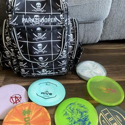 Disc golf bag & discs