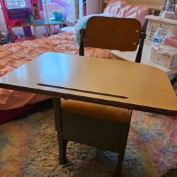 Vintage Wooden/Metal Kids Desk.