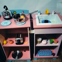 Pretend Play Kitchen And Toys