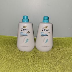 2 Dove Bodywash 30.6oz Antibacterial 