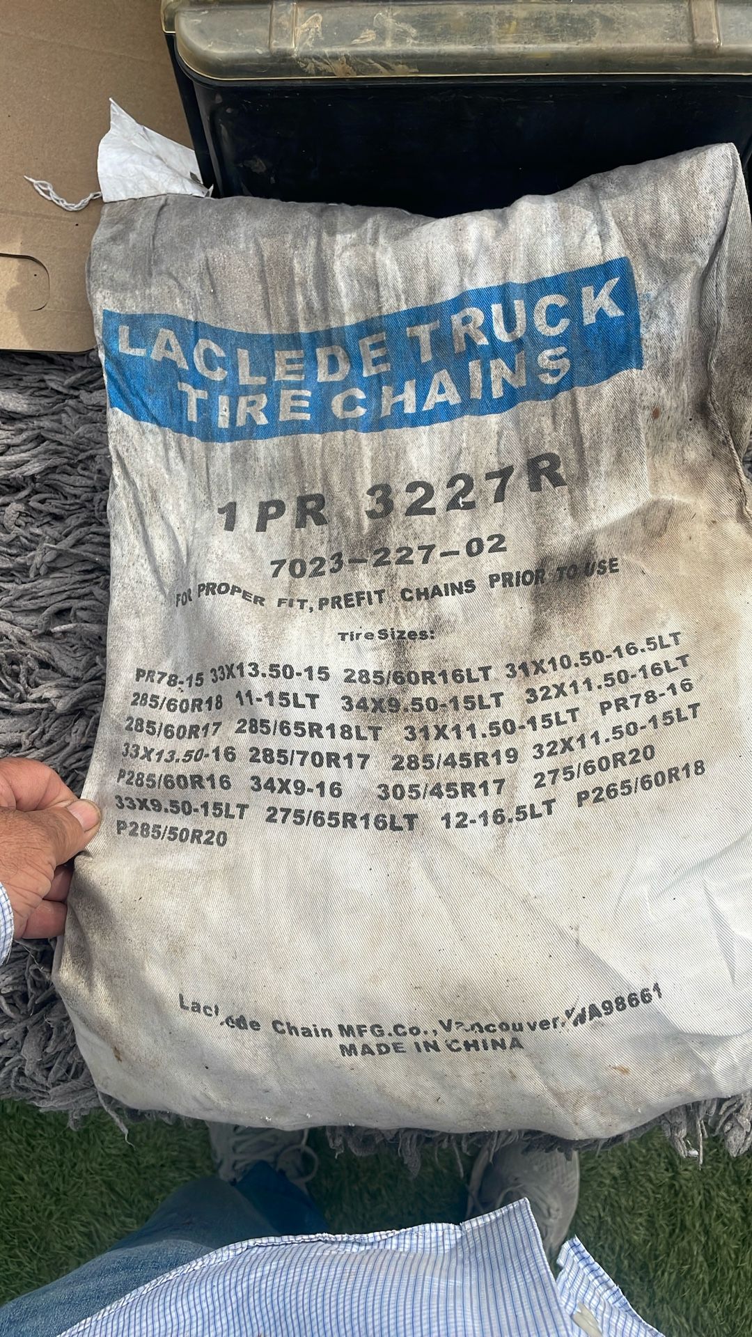 Tire Chains Laclede Truck