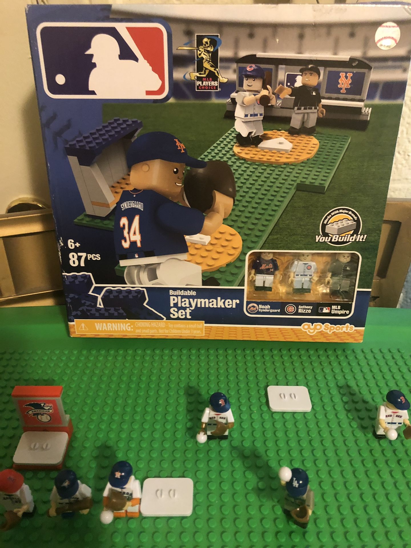 OYO ( LEGO Like ) Sports MLB Sets & Mini Figures. Lego Compatible Building Blocks Baseball