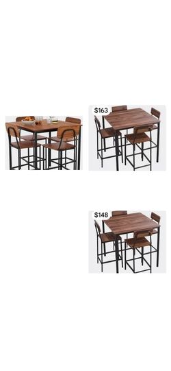 VEVOR 5-Piece Bar Table Set