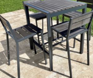 Modern Outdoor Aluminum & Polywood Sets