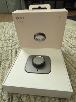 Oura Ring 4 Stealth  Size 13— BRAND NEW / Never Used — Latest Gen Smart Ring