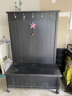 Hall Tree With Storage Bench