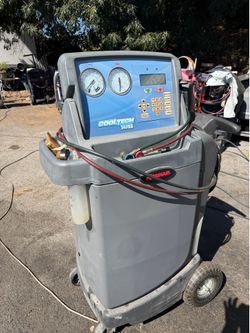 AC machine Robinair r134a system working good no problem