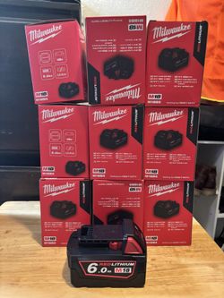 Milwaukee Battery 6.0AH 18v