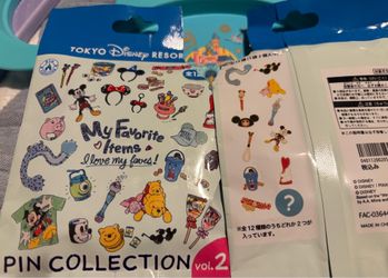 Tokyo Disney My Favorite Items Vol 2 Mystery Pins