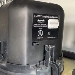 Klipsch IC-525-t Black In Ceiling Speaker With Sonos 