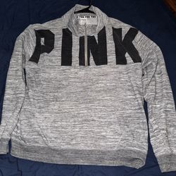 VS PINK Womens Quarter Zip Hoodie