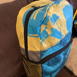 Unique, One of a Kind CABRINHA Hand Made Lightweight Durable Backpack - Made from KiteSurfing Kites