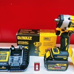 Dewalt 3/8 Impact Wrench With 6ah Flex Volt Battery And 6ah Faat Charger Price Firm Not Taking Any Ofers $$200