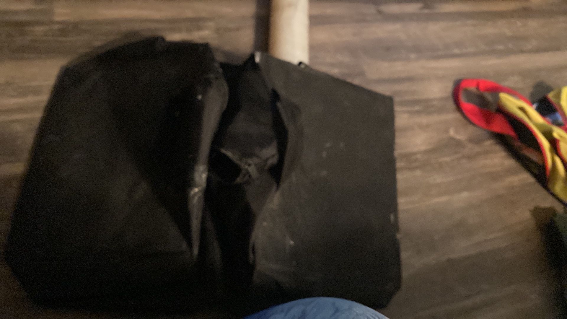 Portable fold up work bag