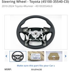 Toyota 4 Runner Steering Wheel 