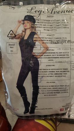 Traje De Policía.    Talla Chico