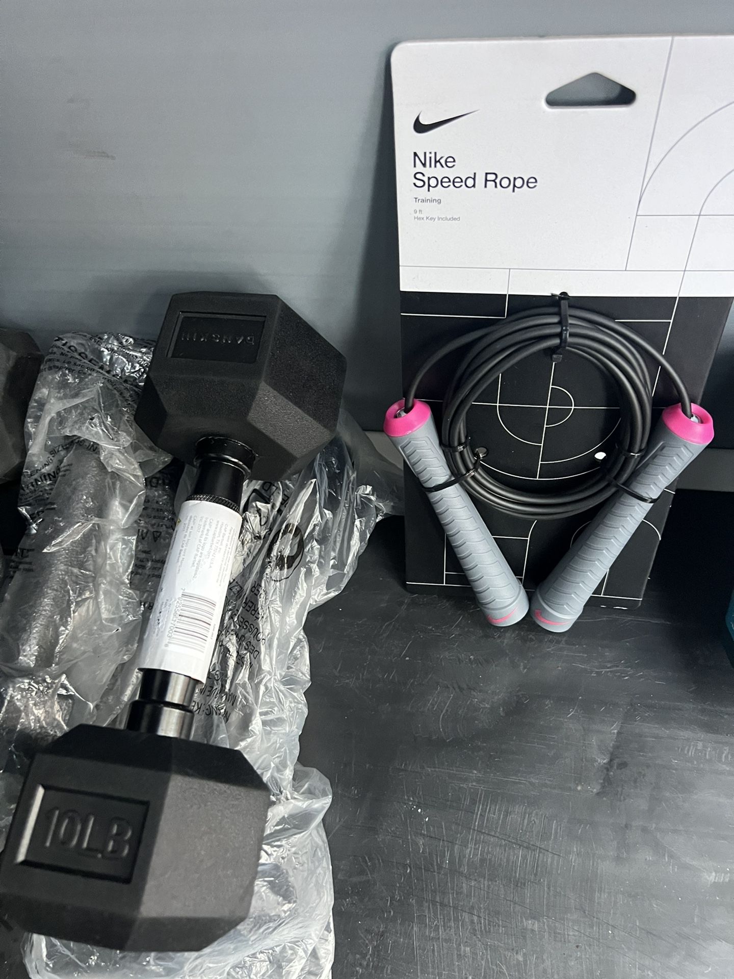 10.lbs X 2 And Nike Jumprope