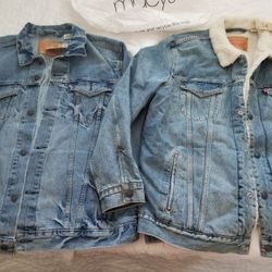 Two New Levis Jackets. (one wool insulated)