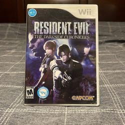Wii Resident Evil The Dark side Chronicles