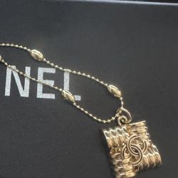 CC Upcycled Necklace/ 14k Gold Plated Chain